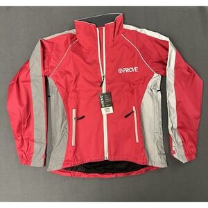 Proviz Women's Cycling Jacket Pink Reflective Windproof Waterproof US Size 4 NEW